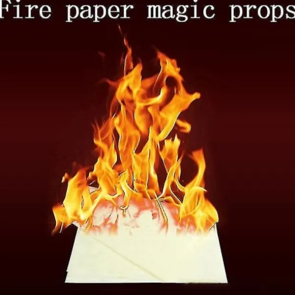 5 stk. 20*25 cm Ildpapir Flash Flammepapir Ildpapir Magiske Rekvisitter Effekt