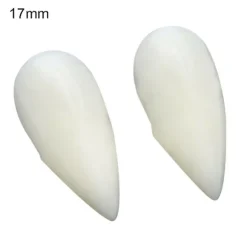 2 stk. 13/15/17/19 mm Halloween Fake Vampyr Tænder Hugtænder Gebis Rekvisit Fest Dekoration TSUNDEAU 17mm