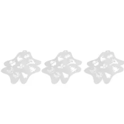 3 stk. ansigts- og kropsmalingsstencils til børn, julekunst