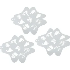 3 stk. ansigtsmaling stencils hule ansigts- og kropsmaling skabeloner ansigts tracing stencils til børn jule kropskunst maleri