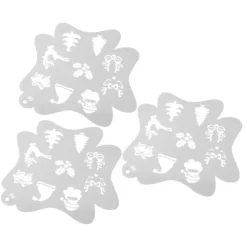 3 stk. ansigtsmaling stencils hule ansigts- og kropsmaling skabeloner ansigts tracing stencils til børn jule kropskunst maleri
