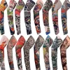 8 stk. Arm Blomster Arm Tattoo Mænd og Kvinder Sommer Solbeskyttelse Armsleeves tilfældig farve