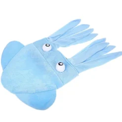 1 stk. blækspruttehat sjove og skøre festhatte dyrehat kreativt blækspruttehovedbeklædning (FMY) Blue 57.50X41.00X0.50CM