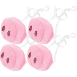 4 stk Cosplay Grise Næse Halloween Party Cosplay Grise Næse Cosplay Tilbehør Bærbar Dyrenæse