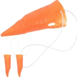 3 stk. Cosplay Klovnenæser Rekvisitter Dekorative Gulerodsnæser Snemand Gulerodsnæser-Yvan-lingling} Orange 11.00X4.00X4.00CM