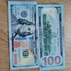 150 stk. dobbeltsidet rekvisit penge dollars replika sedler multicolor sæt (Fww)