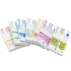 100 stk. Euro Rekvisitter Leg Sjov Lad Som Om Kontanter Rekvisit Valør Magiske Rekvisitter 10 Euro