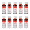 10 stk. falsk blod 30 ml flaske sikker vaskbar naturtro Halloween Cosplay makeup sceneblod