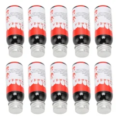 10 stk. falsk blod 30 ml flaske sikker vaskbar naturtro Halloween Cosplay makeup sceneblod