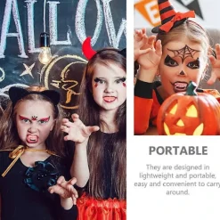 24 stk. Falske Tænder Halloween Grimme Tænder Sjove Falske Tænder Party Falske Tænder