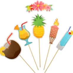 21 stk. Flamingo Hawaii-tema sommerfest fotoboks rekvisitter foto