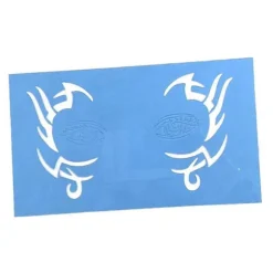 2-5 stk. Genanvendelige ansigtsmalingsstencils Kropsmalingsskabelon 4-lingling} 2 Pcs