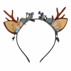 1 stk. Gevir Hovedbøjle Jul Hjorte Blomst Hovedbøjle Bær Rådyr