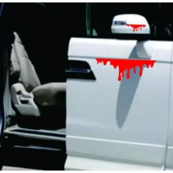 9 stk. Halloween Bilstickere Røde Blod Stickers 9PCS