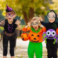 12 stk. Halloween Briller 3D Papir Briller Hekse Briller 12Pcs