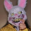 1 stk Halloween Evil Bloody Rabbit Mask Masquerade Hovedbeklædning Performance rekvisitter