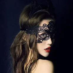15 stk Halloween Fleksible Blondemasker Kvinder Sexede Øjenmasker til