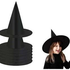 8 stk. Halloween Heksehatte Heksekostume Tilbehør til Hængende Heksehatte Tema Dekoration eller Halloween Fest Cosplay Feriehatte