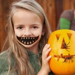 1/12 stk. Halloween Spøg Makeup Midlertidig Tatovering Tattoo stickers 04