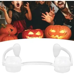5 stk Halloween Vampyrtænder, Indtrækkelige Plastik Silikon Skræmmende