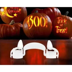 5 stk Halloween Vampyrtænder, Indtrækkelige Plastik Silikon Skræmmende