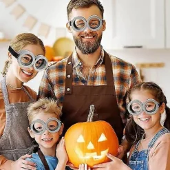 2 stk Halloween-briller til voksne og børn, 3D-briller, kostumetilbehør, Minion Cosplay, fødselsdagsfestsæt-FS-