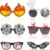 6 stk. Halloween-festbriller Nyhed Halloween-fest