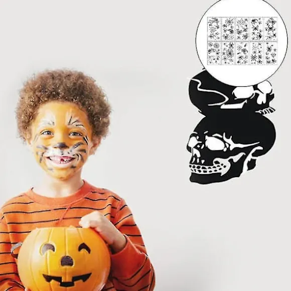10 stk. Halloween-klistermærker til Halloween-gaver