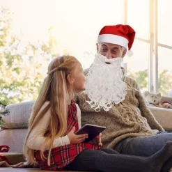 5 stk. Hatte-, skæg- og paryksæt til julefrokost