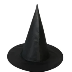 4 stk. Heksehat ┃ Børns Halloween Kostume ┃ Spids Sort 34