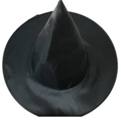 4 stk. Heksehat ┃ Børns Halloween Kostume ┃ Spids Sort 34