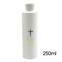 2/5 stk. helligvandsflaske religion kors bedende meditation husholdningsbeholder til påske jul kirke bedende gave (FMY) 2pcs