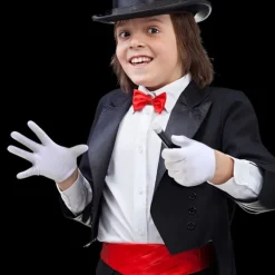 8 stk. Hvide Handsker Hvide Bomuldshandsker Cosplay Kostume Kjole Handsker Håndled Formelle Handsker til Fest