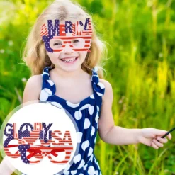 7 stk Independence Day Briller 4. juli Brillestel