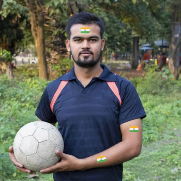 126 stk. Indien Nationalflag Tatoveringer Klistermærke Europæisk Fodbold Cup Ansigtsklistermærker