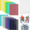 12 stk. Øjennet 20x15 cm DIY Therian Maske Materiale Kit Plastik Øjennet Ark til DIY Håndværkssæt