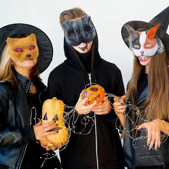 12 stk. Øjennet 20x15 cm DIY Therian Maske Materiale Kit Plastik Øjennet Ark til DIY Håndværkssæt