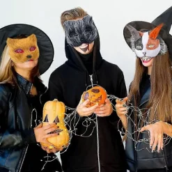 12 stk Øjennet 7,9x5,9 tommer DIY Therian Maske Material Kit Plast Øjennet Plader kompatibel til DIY Håndværk