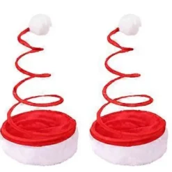 2 stk. Jule Spring Hat Festival Party Sjove Hat Ornamenter