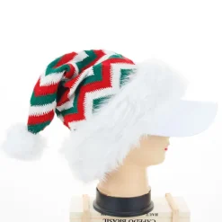 3 stk. Julehat Unisex Voksne Julemand Hatte Glitter Paljetter Chris