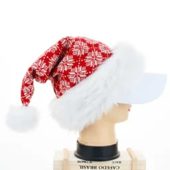 3 stk. Julehat Unisex Voksne Julemand Hatte Glitter Paljetter Chris