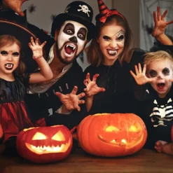 2 stk Jul-vampyrtænder, indtrækkelige vampyrtænder, cosplay