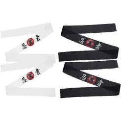 4 stk. Karate Pandebånd Pandebånd Karate Pandebånd Japansk Pandebånd Kokke Pandebånd