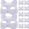 12 stk. kattemaske maske rekvisit sta performance blank maske