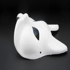 20 stk. Kattemasker Therianmasker lavet af hvidt papir til DIY-maling Cat mask