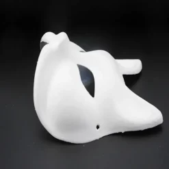 20 stk. Kattemasker Therianmasker lavet af hvidt papir til DIY-maling_yux Cat mask