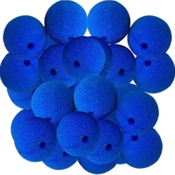 50 stk. klovnenæser svampebolde til cosplay sceneoptræden Halloween-fest color:Blue