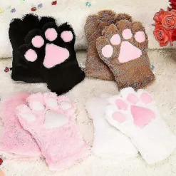 5 stk Kreativ Kat Cosplay Kostume Killinghale Ører Hals Poter Handsker Anime Lolita Gothic Sæt Til Fest