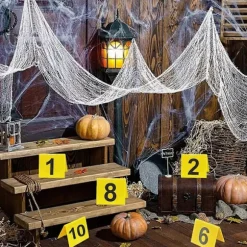 10 stk. Kriminalscene Nummer Skilt Dekoration Genanvendelig Dobbeltsidet Akryl 1 til 10 Mini Bevis Markør Bordskilt Detektiv Clue Party Ornament (FMY) set | Fyndiq