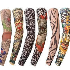 6 stk. Kunst Arm Falske Tatovering Ærmer Cover Til Unisex Fest Cool Mand Kvinde Mode Tatoveringer & Kropskunst Midlertidig Vandtæt